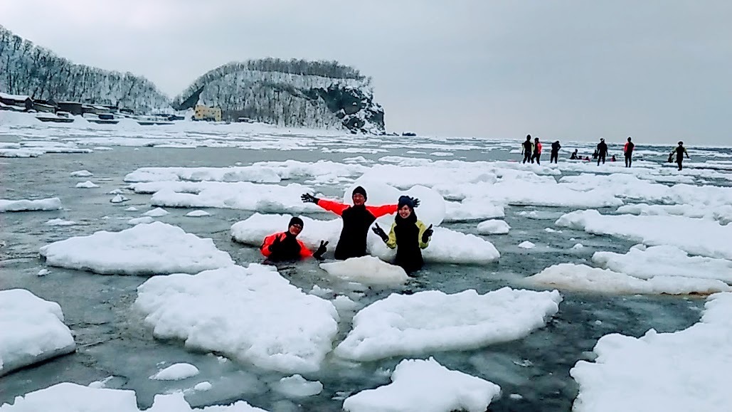 流氷ウォーク